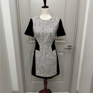 Tibi - White Tweed Combo Dress - 6